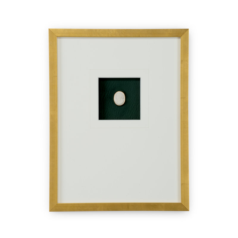 Intaglio In Gold VI Print