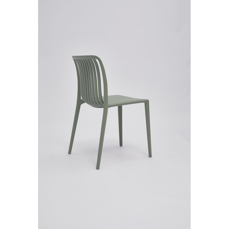 Polypropylene Side Chair, Green