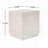 MGO Cube Side Table with Fluted Surfaces