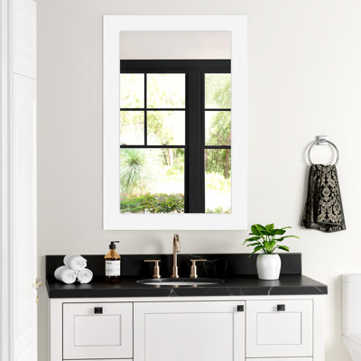 Wood Rectangle Mirror