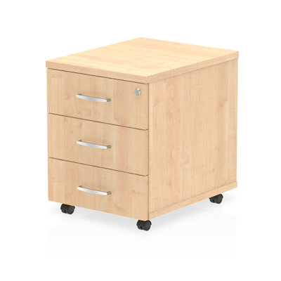 Impulse 43cm Wide 3 -Drawer Mobile File Cabinet