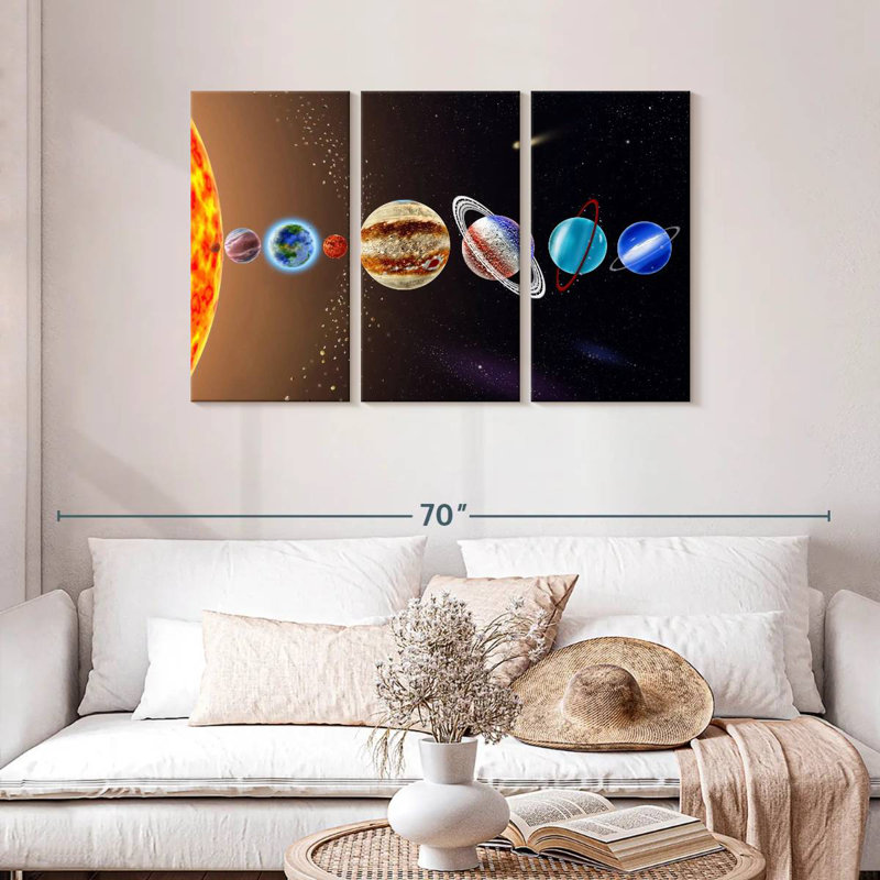Oberle Planet Alignment, 28" H x 45" W
