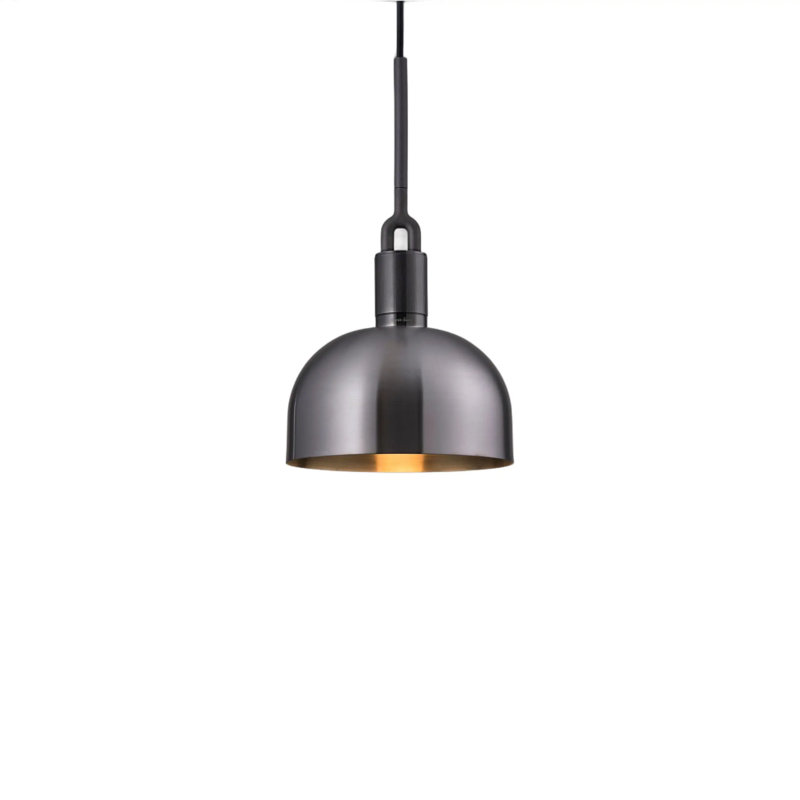 Linear Knurl 1 - Light LED Pendant, Gun Metal