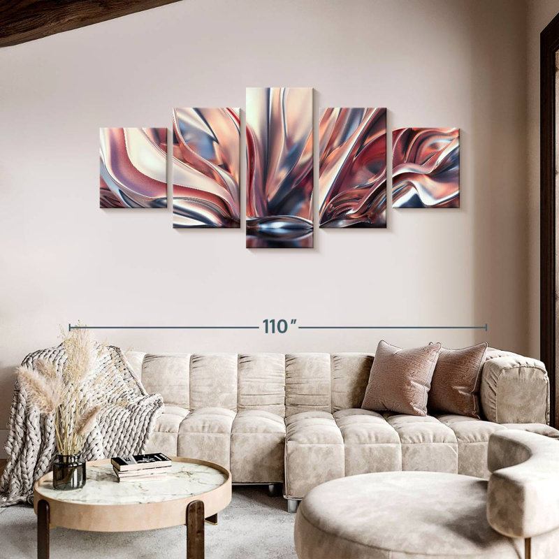 Glaser, 42" H x 92" W