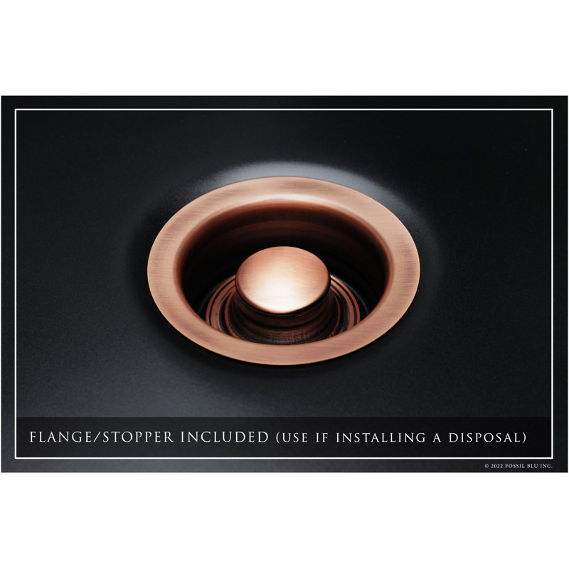 Luxury Solid Fireclay Farmhouse Sink, Antique Copper