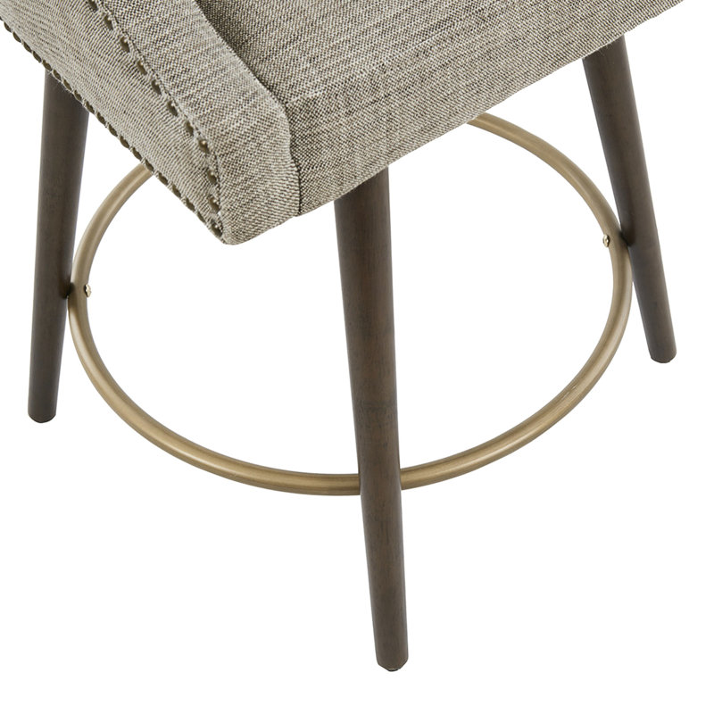 Tabouret de comptoir pivotant 360 ° beige, Beige
