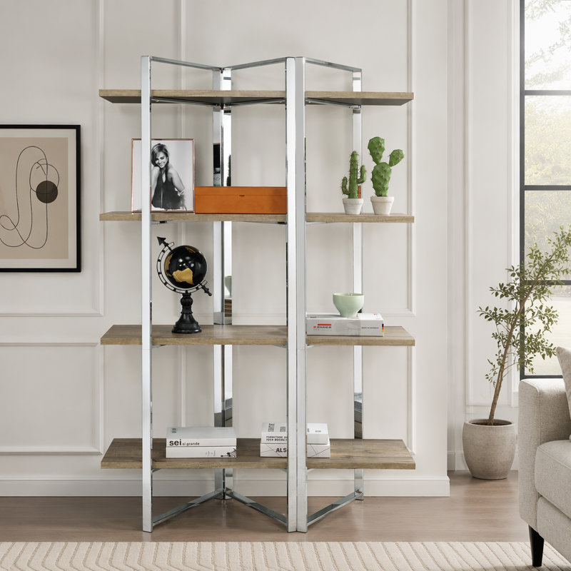 Bibliothèque naturelle à 4 tablettes