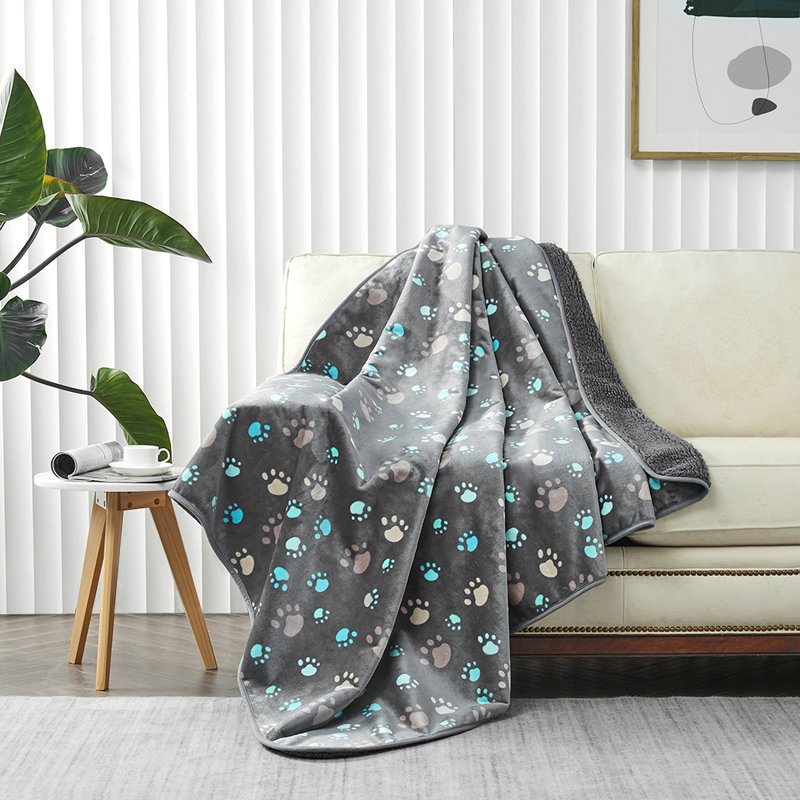 Cute Print Triple Layer Tech Waterproof Blanket, 78" x 55"