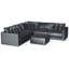 Canapé modulaire 5 pièces et 1 repose-pieds inclus Nyrie Nyrie-100929482