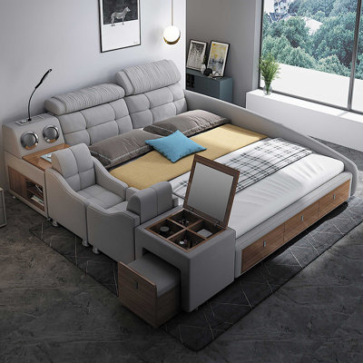 Lit modulaire multifonctionnel moderne Ljubov