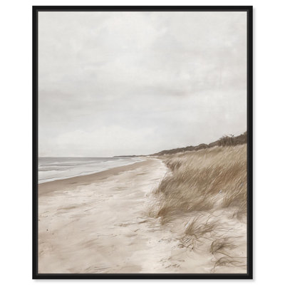 Coastal Calm Canvas Elegant Art Prints by Art Remedy