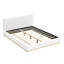 Lit plateforme tapissier avec base en bois massif Wirae-128707985