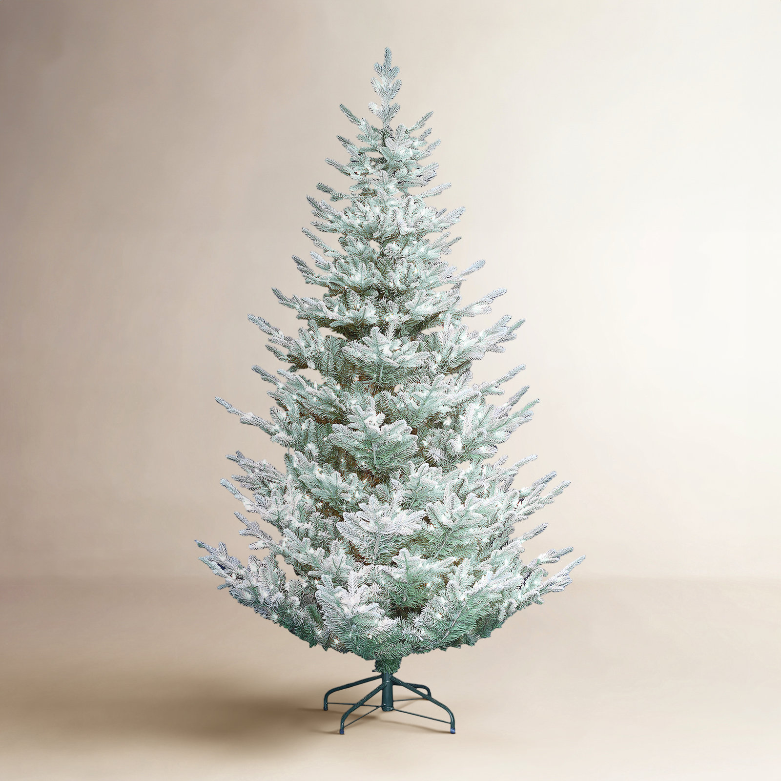 90' Lighted Artificial Spruce Christmas Tree