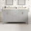 Cambridge Weddle 60 po  Meuble-lavabo double avec comptoir en quartz et lavabos sous-comptoir en porcelaine-1744666515