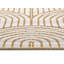 Pangli Machine Woven Ocher/White Indoor/Outdoor Rug-88199864