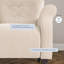 Fauteuil rembourré capitonné de 30,3 po de largeur-1694033651