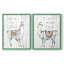 Llama Little Things-Reproduction encadrée de qualité supérieure - prêt à être accroché - aucun clou requis - aucun clou requis-1436757863-1436757867