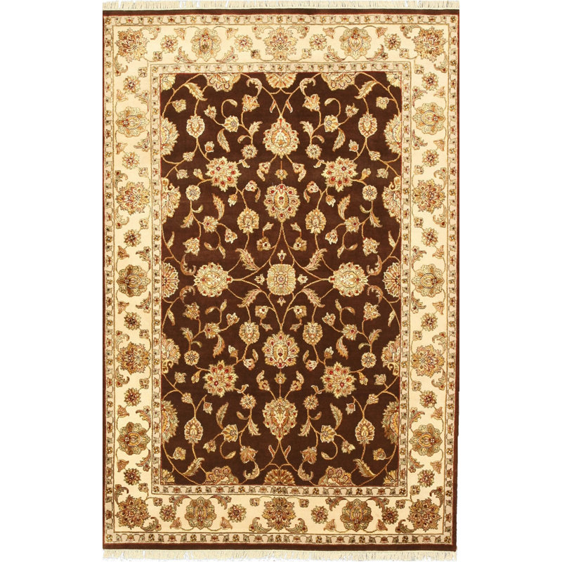 Handmade Wool Floral Area Rug