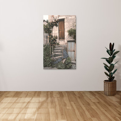"Porte Bleue" by Marilyn Dunlap Print on Canvas