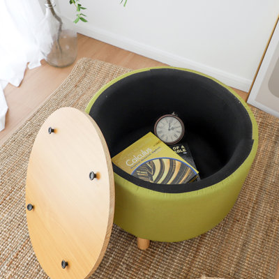 Table basse avec rangement en bois massif