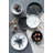 Serving Bowl with Gold Details - Set of 4 - 7"Dia. x 2.5"-226016035