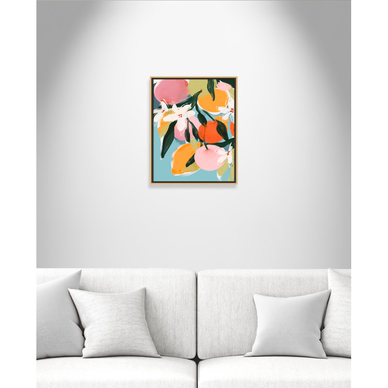 «Fruit Summer I Print» par Treechild, H 21,5 po x l 17,5 po, Flotteur naturel