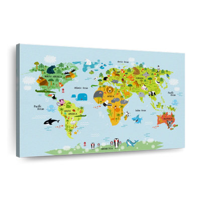 Animals Of The World Canvas Print