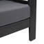 Acacia Wood Outdoor Loveseat And Coffee Table Set With Cushions