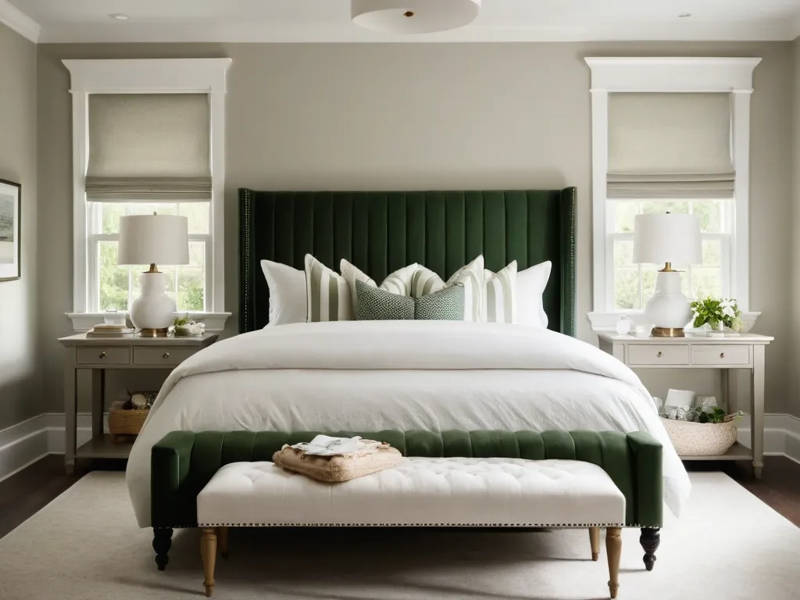 Avalon Velvet Platform Bed