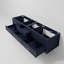 Meuble-lavabo double l 80 po x P 22 po Castor-113052849
