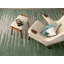 Abrash Ikat Hand-Tufted Wool Area Rug Cut/Loop Pile-1630386955-1630386958