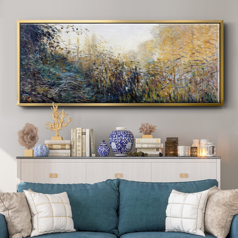 The Reeds (study), 1876- Framed Canvas