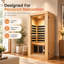 Mini sauna infrarouge lointain pour une personne 1020W
