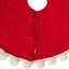 Pom Pom Tree Skirt - 26" Tabletop Size Hand Felted Wool