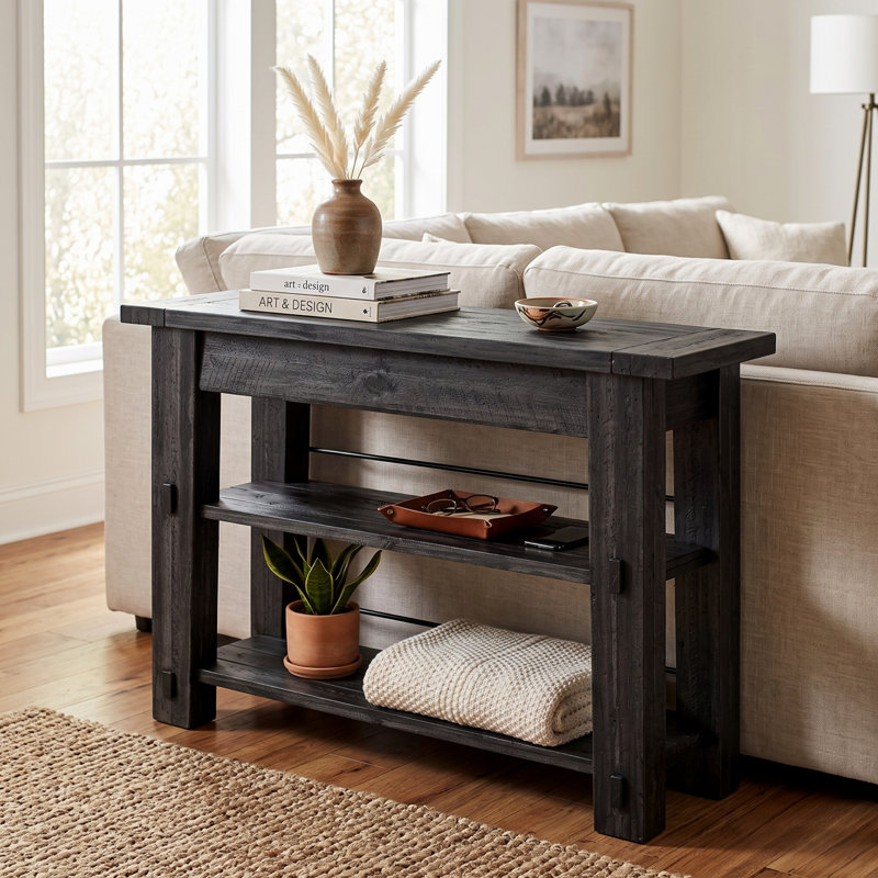 Console en bois massif Nastya , Natural