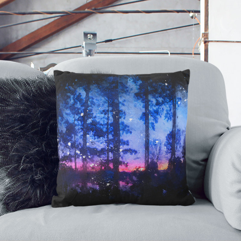 Square Throw Cushion, 40cm H x 40cm W x 15cm D