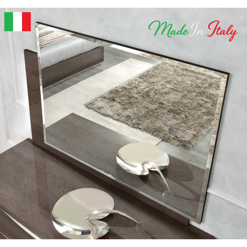 Rectangle Solid Wood Dresser Mirror