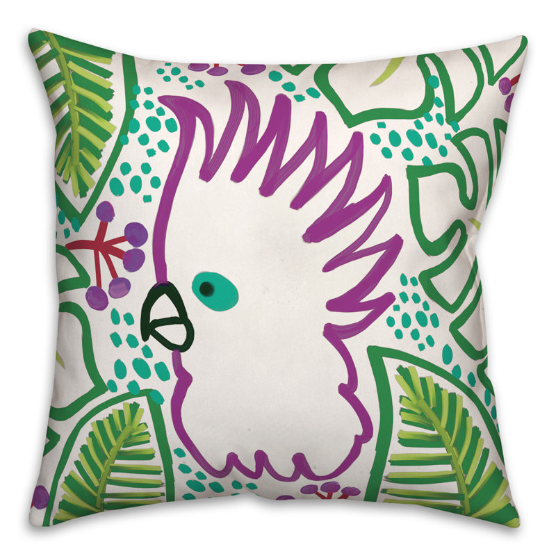  Housse de coussin d'extérieur carré et insert, Mauve