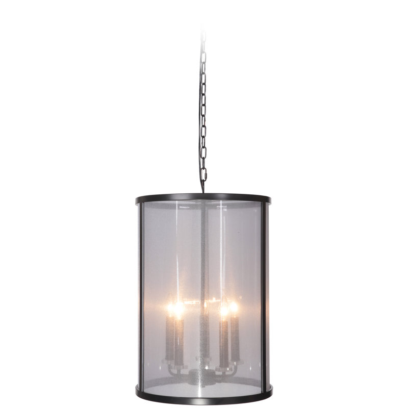 Luminaire suspendu cylindrique unique 5 lumières Elmer