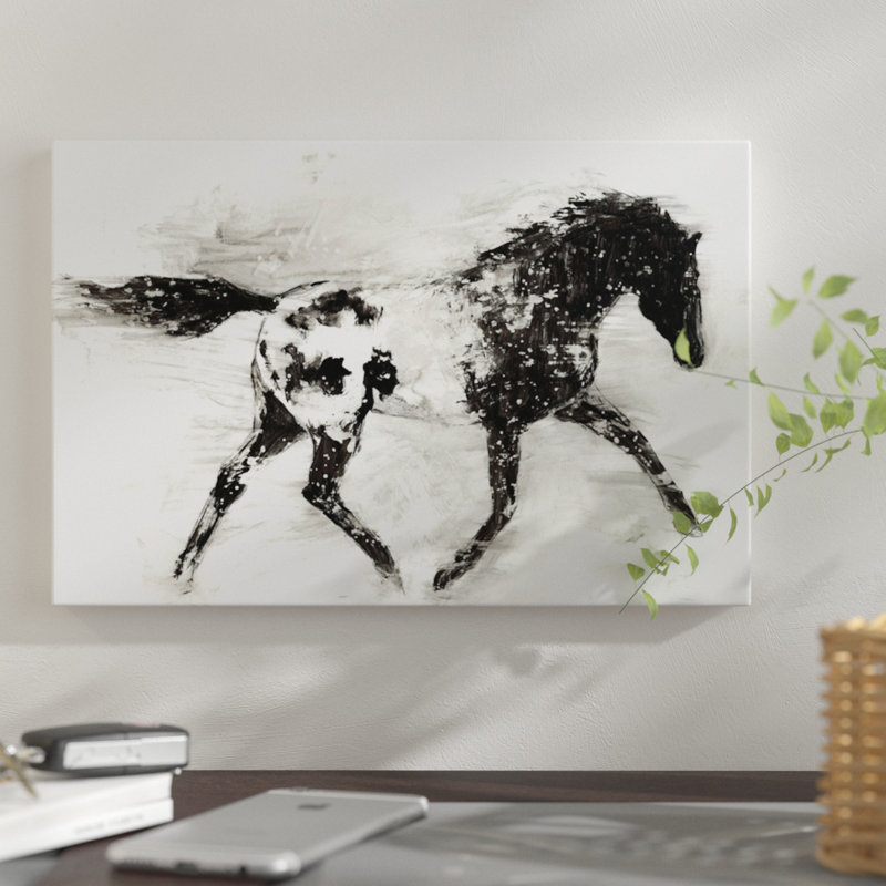 «Appaloosa I» par Ethan Harper, reproduction sur toile, H 26 po x l 40 po x P 1,5 po, Toile tendue, Pas de tapis