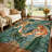 Area Rugs for Living Room Floral Carpet Non Slip Indoor Low Pile Soft Bedroom Dining Room Home Office-1296926414-1296926402