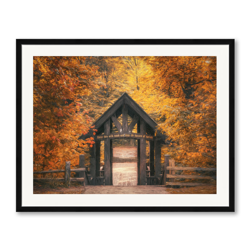 Seven Bridges Trail Head Print, 24" H x 32" W, Wrapped Canvas