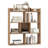 1 Pcs 7-cube Bookcase 3-tier Open Storage Shelf With Anti-tipping Kits For Living Room -115047463