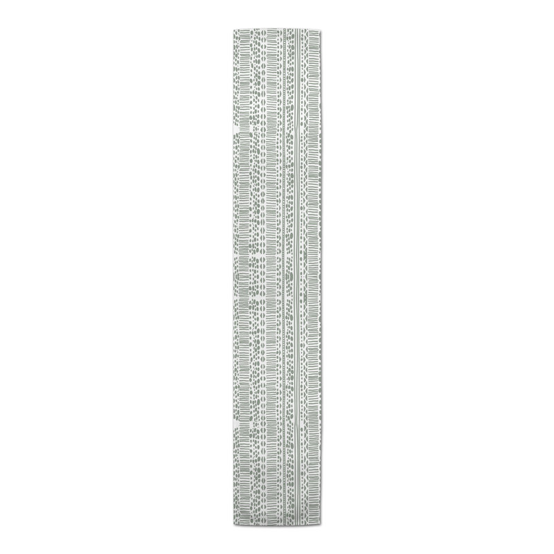 Foran Table Runner, 90" x 16", Green