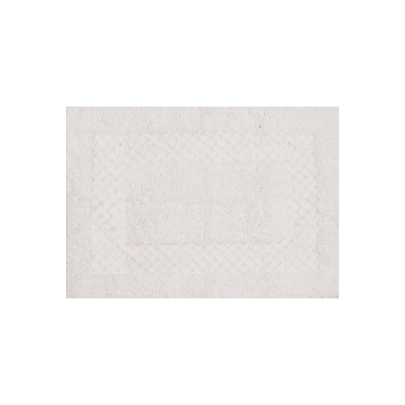 Antigona Soft Bath Rug, 17" W x 24" L, White