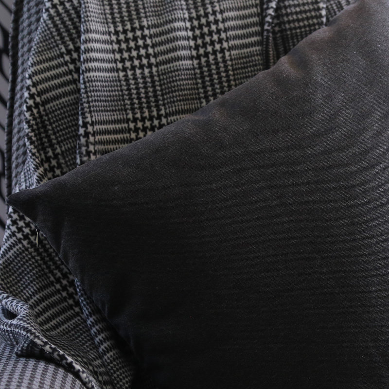 Housse de coussin intérieur / extérieur Calydon, Gris foncé