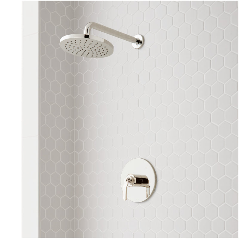 Gunther Pressure Balance Shower System - Polished Nickel, Polished Nickel