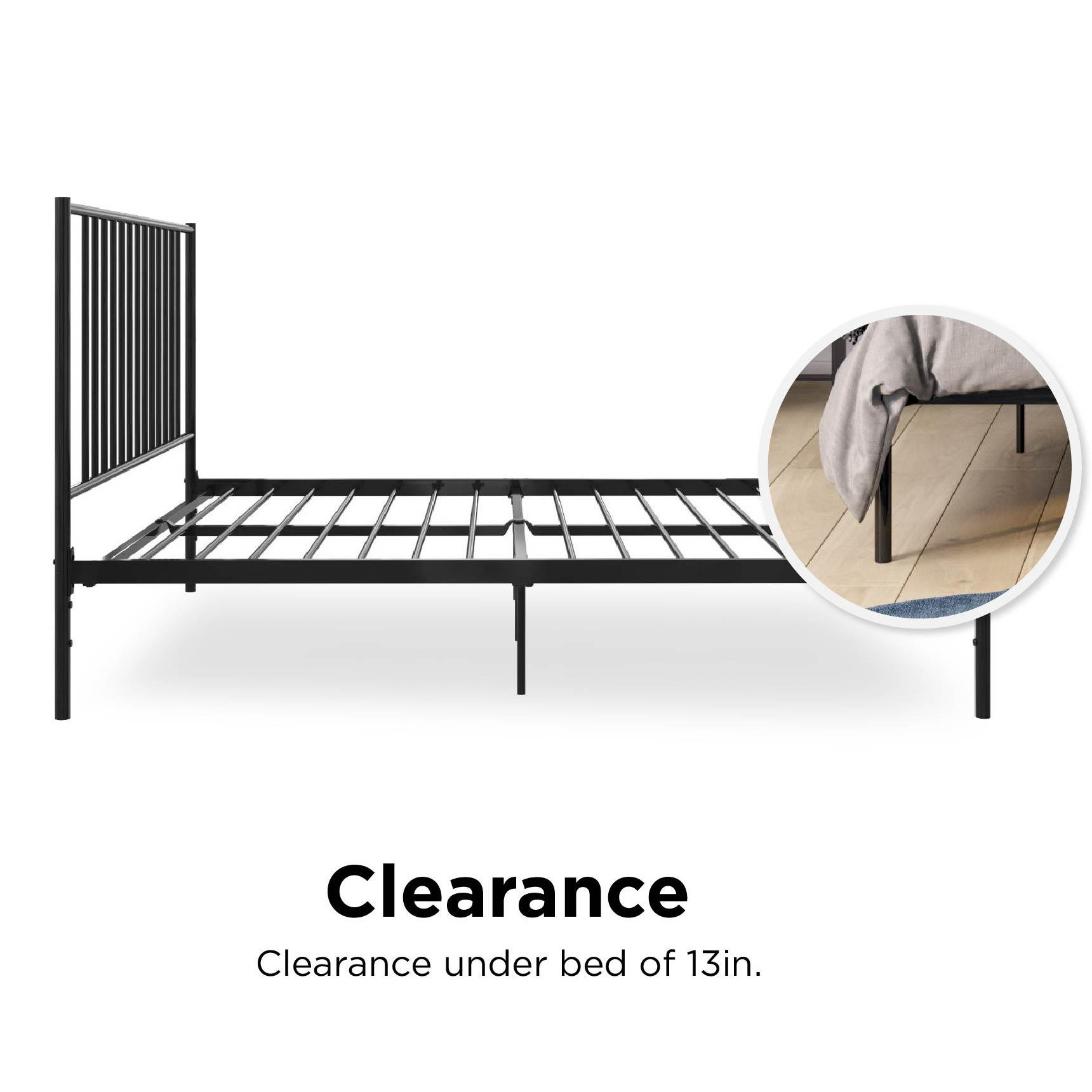 Zipcode Design™ Coeburn Metal Storage Bed & Reviews Wayfair Canada