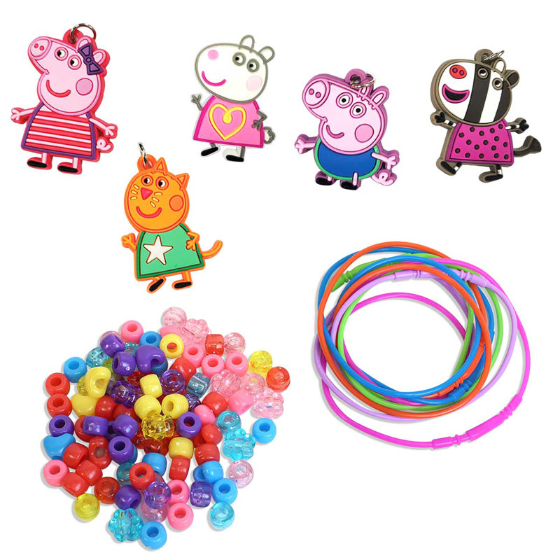 Ensemble d'activités pour collier: cochon Peppa