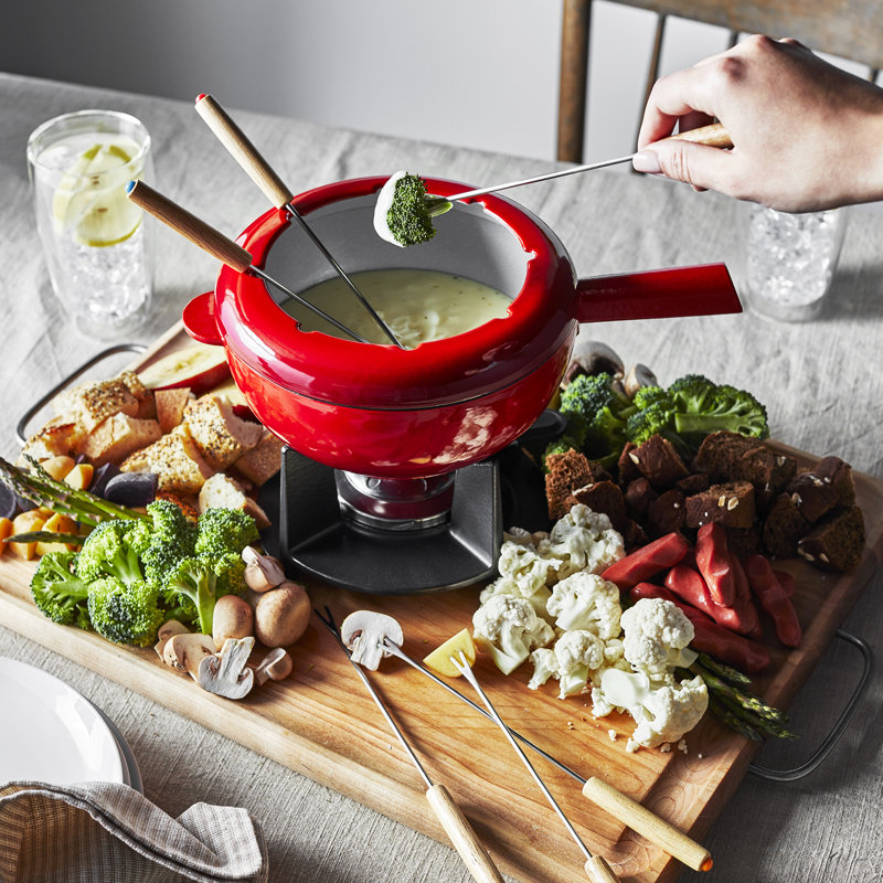 Cast Iron Fondue Set